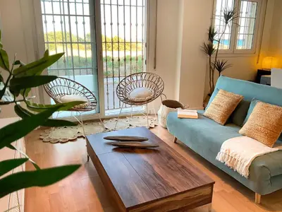 Zona de estar de KS Golf Playa - Kaleria Suites