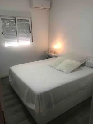 Cama o camas de una habitación en Gran apartamento en el centro
