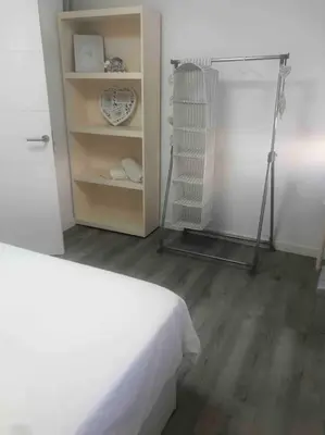Cama o camas de una habitación en Gran apartamento en el centro