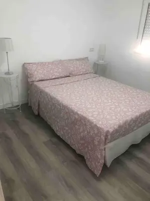 Cama o camas de una habitación en Gran apartamento en el centro