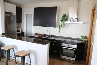Una cocina o zona de cocina en Algo diferente frente al mar