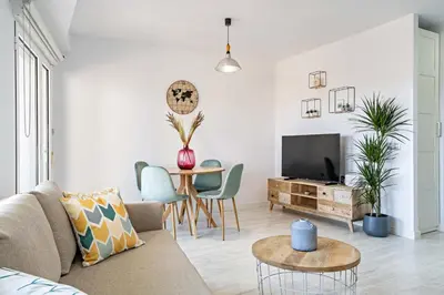 Una televisión o centro de entretenimiento en Elegante Apartamento - Concordia I
