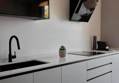 Una cocina o zona de cocina en Ancón Suites