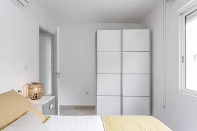 Cama o camas de una habitación en Apartamento Costa del Sol