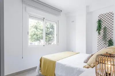Cama o camas de una habitación en Apartamento Costa del Sol