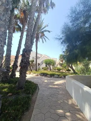 Jardín al aire libre en Apartamento Los Mangos