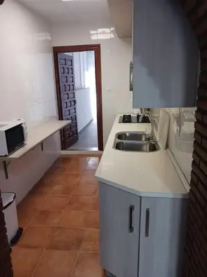Una cocina o zona de cocina en Cortijocueva con encanto natural
