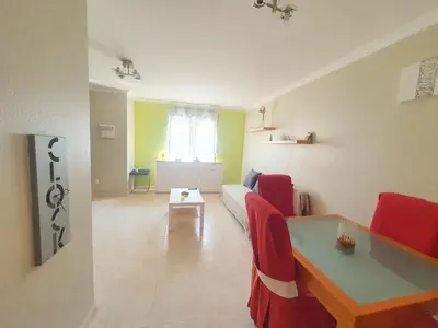 Zona de estar de Apartamento céntrico con Aire Acondicionado y Wifi - by Aloha Palma