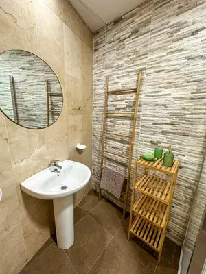 Un baño de Casa Almanzora, apartamento de 1 dormitorio, wifi, parking gratuito