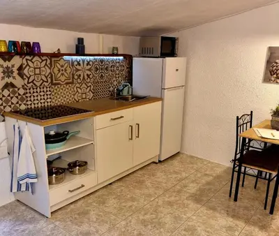 Una cocina o zona de cocina en Con vistas Oria