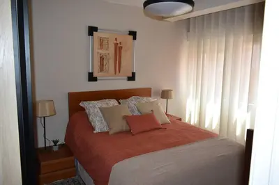 Cama o camas de una habitación en Precioso piso en Almería centro con parking gratis