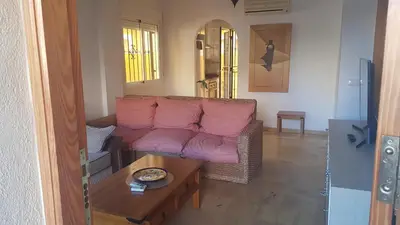 Zona de estar de Los olivos apartamento