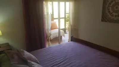 Cama o camas de una habitación en Los olivos apartamento