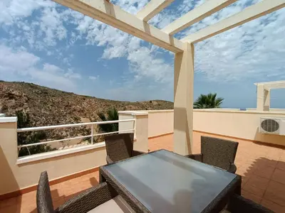 Un balcón o terraza de Fantastic mountain- and sea view Casa Vista Bonita