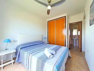 Cama o camas de una habitación en Bonito apartamento con terraza, piscina y vistas - by Aloha Palma