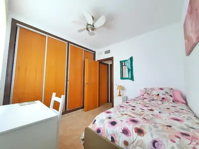 Cama o camas de una habitación en Bonito apartamento con terraza, piscina y vistas - by Aloha Palma