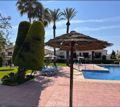 Piscina en o cerca de MI COSTA VERA-PLAYA 200m, dos balcones hermosa vista!