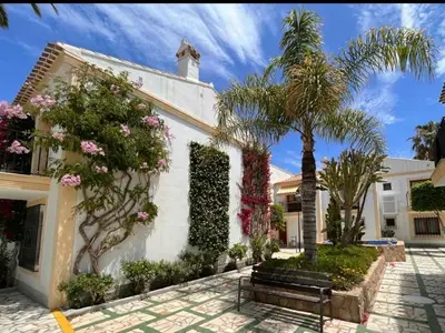Jardín al aire libre en MI COSTA VERA-PLAYA 200m, dos balcones hermosa vista!