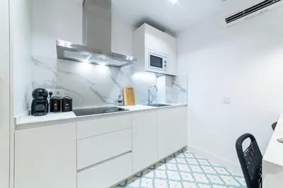 Una cocina o zona de cocina en Exclusivo Loft Catedral