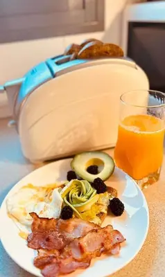 Opciones de desayuno disponibles en Penthouse Spanje met Zeezicht Atico