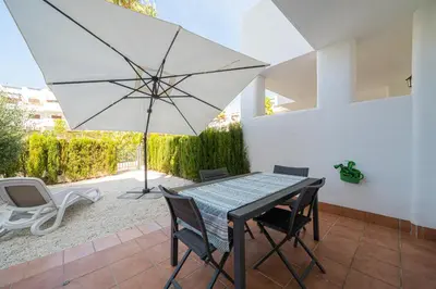 Un patio o zona al aire libre en Rio