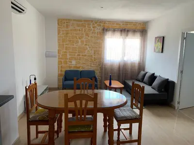Zona de estar de Las Casas Rurales de Los Olivos