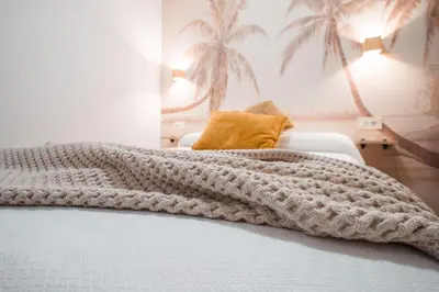 Cama o camas de una habitación en Apartamento Boutique Beluga