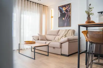 Zona de estar de Apartamento Boutique Beluga