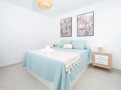 Cama o camas de una habitación en Mi Velero, Vistas al Mar - by Aloha Palma