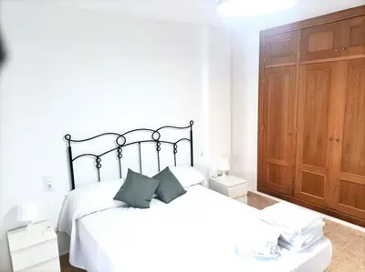Cama o camas de una habitación en Las Yucas