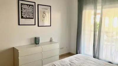 Cama o camas de una habitación en Las Yucas