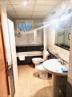 Un baño de Las Yucas