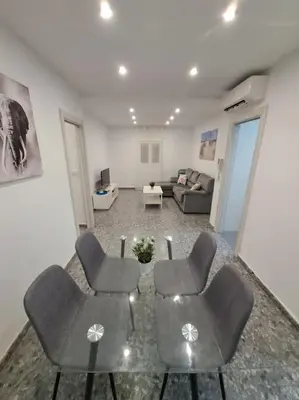Zona de estar de Altamira White & Bright