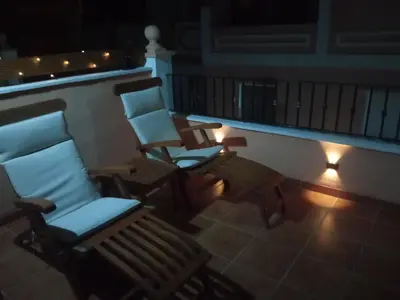 Zona de estar de Casa Calypso San Juan de los Terreros