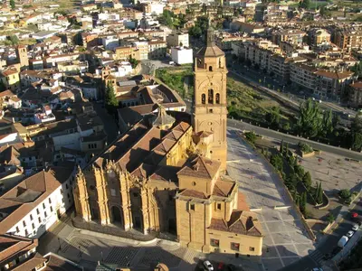 Vista general de Guadix o vista desde el apartamento
