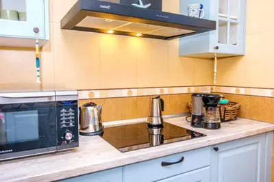 Una cocina o zona de cocina en Beach House Millares