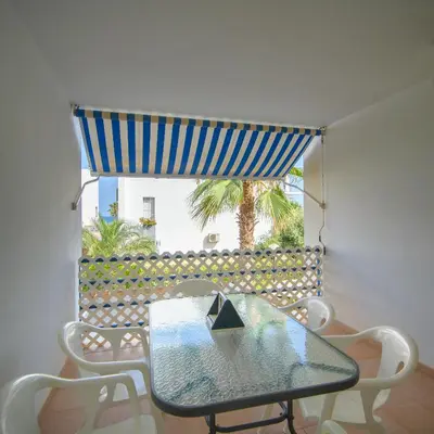 Un balcón o terraza de Mediterranea 4 Vera Playa Baria tus momentos frente al mar