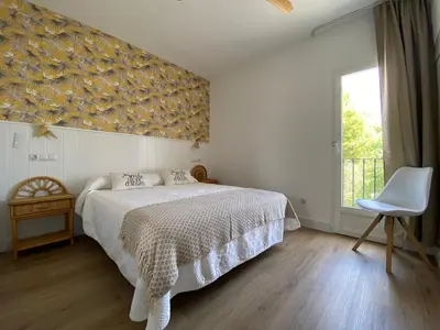Cama o camas de una habitación en Apartamento PLAYA LAS VENTANICAS