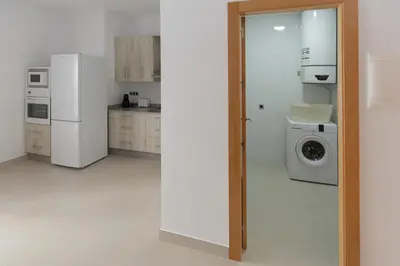 Una cocina o zona de cocina en apartamentos El-Hizan
