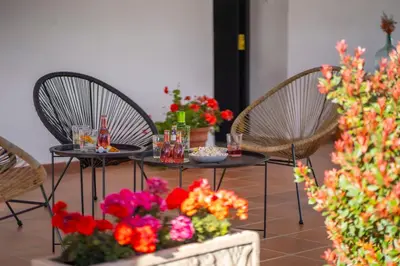 Jardín al aire libre en Finca El Espilo