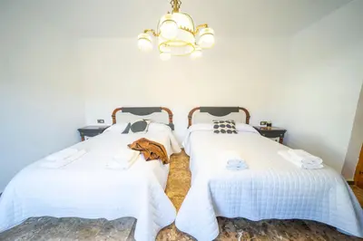 Cama o camas de una habitación en Finca El Espilo