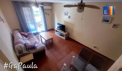 Una televisión o centro de entretenimiento en Casa Naturista GaPaula - VeraPlaya - FKK