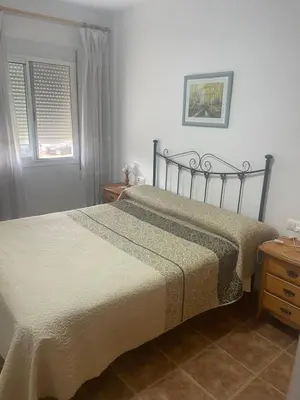 Cama o camas de una habitación en Playas del sur apartamento