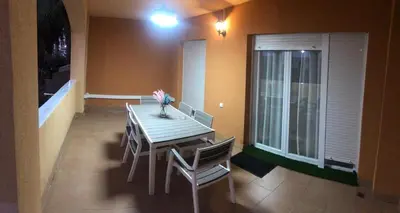 Una televisión o centro de entretenimiento en Apartamento Como en Casa - Cala Marqués - Vera Playa