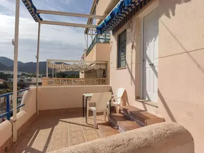 Un balcón o terraza de Habitacion puerto 1 o 2 personas