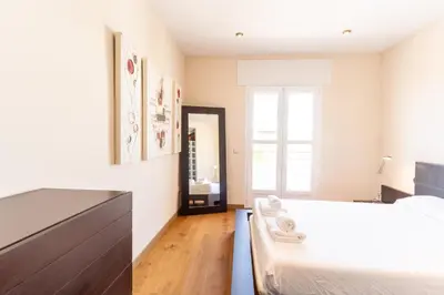 Cama o camas de una habitación en Trendy Homes Almerimar Seaview Penthouse