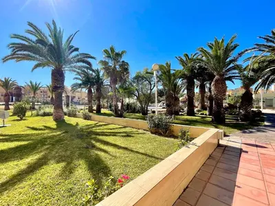 Jardín al aire libre en Apartment by Roquetas Beach