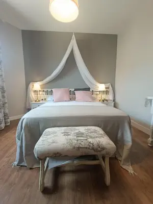 Cama o camas de una habitación en Stunning Villa in Aguadulce, Almería Private Pool 400 sqm area 800m Beach