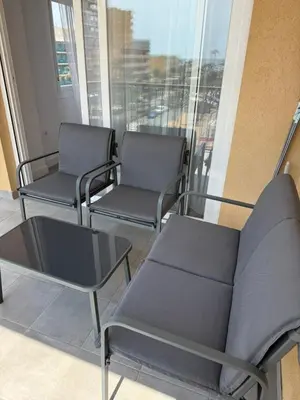 Zona de estar de Apartamentos La Gaviota