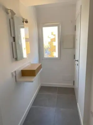 Un baño de Apartamentos La Gaviota
